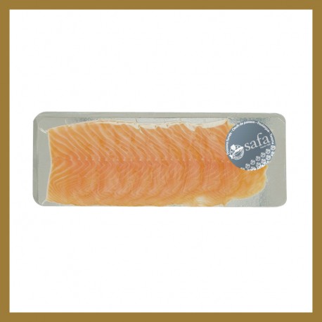 Saumon fumé Sauvage de la Baltique - Filet Prétranché - Façon Main - Tranches Larges : 400 gr